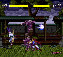 Kishin Douji Zenki FX - Vajura Fight Screenshot 1